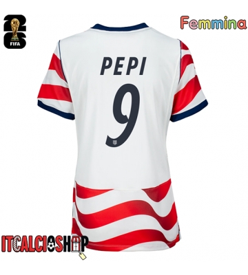 Stati Uniti Ricardo Pepi #9 Prima Maglia Femmina Mondiali 2026 Manica Corta